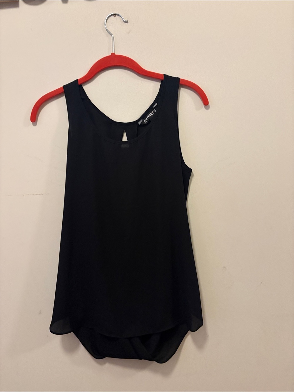 Express Black Sleeveless open back Camisole